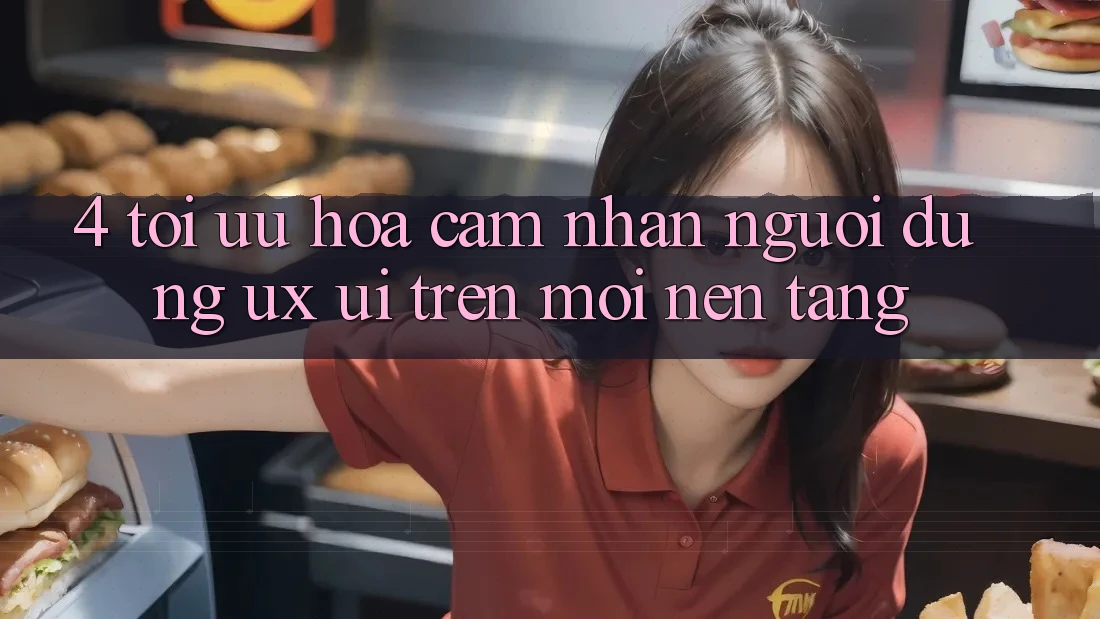 4. Tối Ưu Hóa Cảm nhận Người Dùng (UX/UI) Trên Mọi Nền Tảng 4. Tối Ưu Hóa Cảm nhận Người Dùng (UX/UI) Trên Mọi Nền Tảng