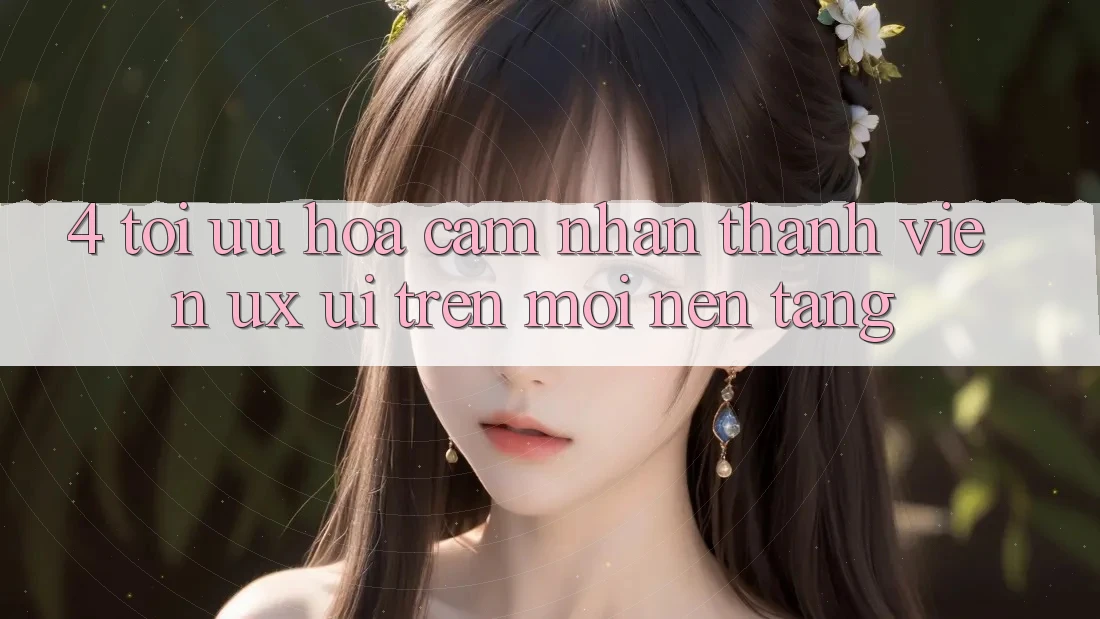 4. Tối Ưu Hóa Cảm nhận Thành viên (UX/UI) Trên Mọi Nền Tảng 4. Tối Ưu Hóa Cảm nhận Thành viên (UX/UI) Trên Mọi Nền Tảng