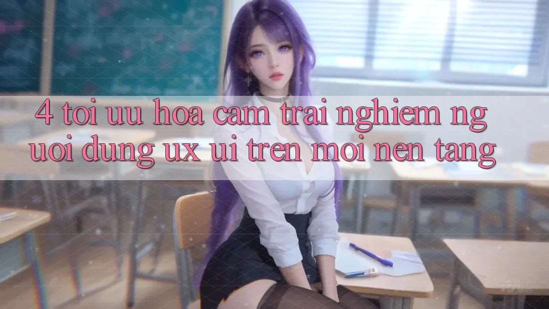 4. Tối Ưu Hóa Cảm trải nghiệm Người Dùng (UX/UI) Trên Mọi Nền Tảng 4. Tối Ưu Hóa Cảm trải nghiệm Người Dùng (UX/UI) Trên Mọi Nền Tảng