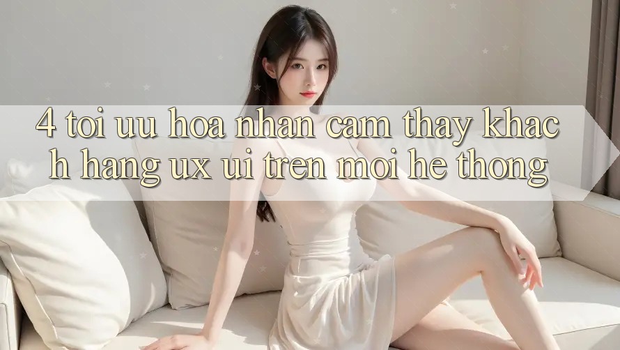4. Tối Ưu Hóa Nhận cảm thấy Khách hàng (UX/UI) Trên Mọi Hệ thống 4. Tối Ưu Hóa Nhận cảm thấy Khách hàng (UX/UI) Trên Mọi Hệ thống