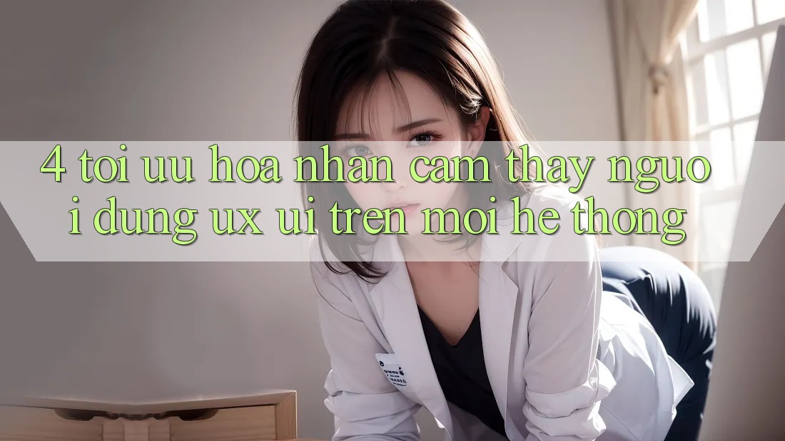 4. Tối Ưu Hóa Nhận cảm thấy Người Dùng (UX/UI) Trên Mọi Hệ thống 4. Tối Ưu Hóa Nhận cảm thấy Người Dùng (UX/UI) Trên Mọi Hệ thống