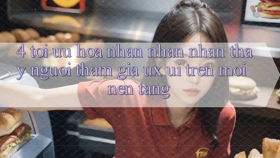 4. Tối Ưu Hóa Nhận nhận nhận thấy Người tham gia (UX/UI) Trên Mọi Nền Tảng
