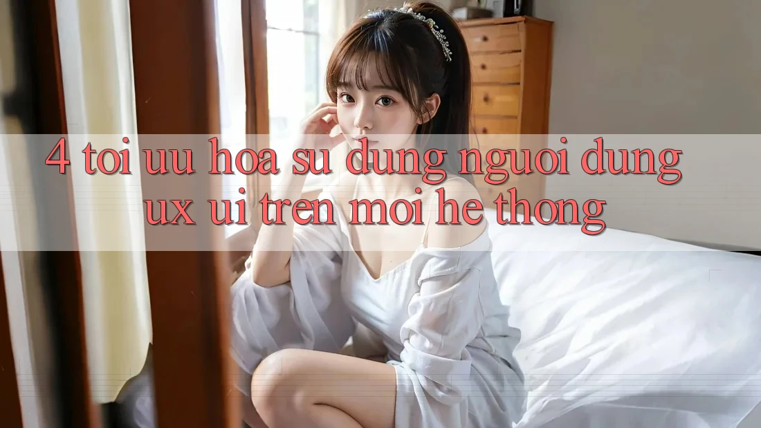 4. Tối Ưu Hóa Sử dụng Người Dùng (UX/UI) Trên Mọi Hệ thống 4. Tối Ưu Hóa Sử dụng Người Dùng (UX/UI) Trên Mọi Hệ thống