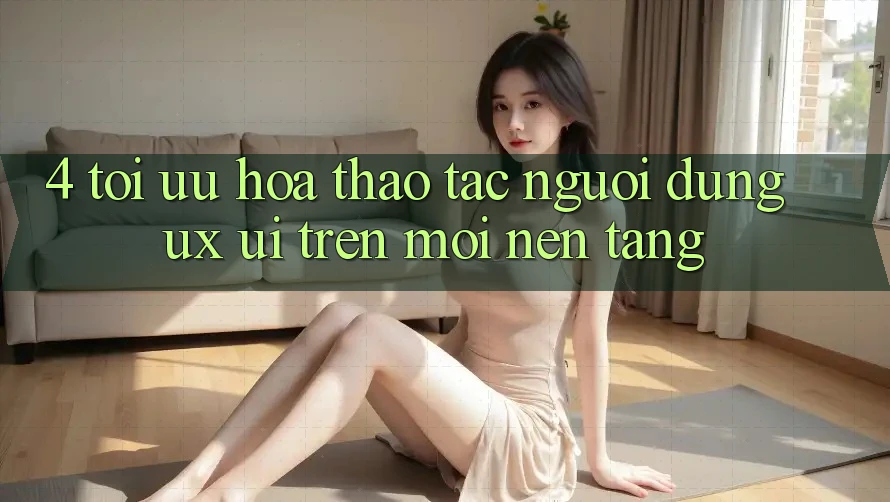 4. Tối Ưu Hóa Thao tác Người Dùng (UX/UI) Trên Mọi Nền Tảng