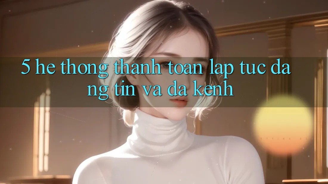 5. Hệ Thống Thanh toán Lập tức, Đáng tin Và Đa Kênh