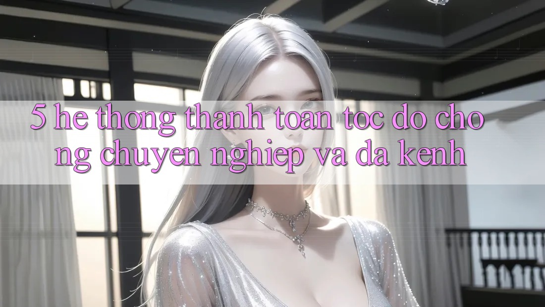 5. Hệ Thống Thanh toán Tốc độ Chóng, Chuyên nghiệp Và Đa Kênh