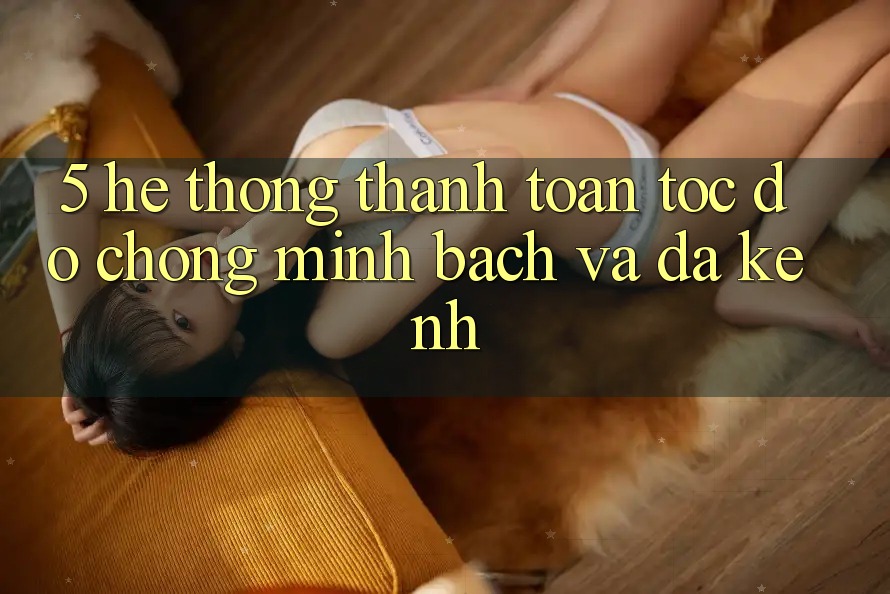 5. Hệ Thống Thanh toán Tốc độ Chóng, Minh Bạch Và Đa Kênh 5. Hệ Thống Thanh toán Tốc độ Chóng, Minh Bạch Và Đa Kênh