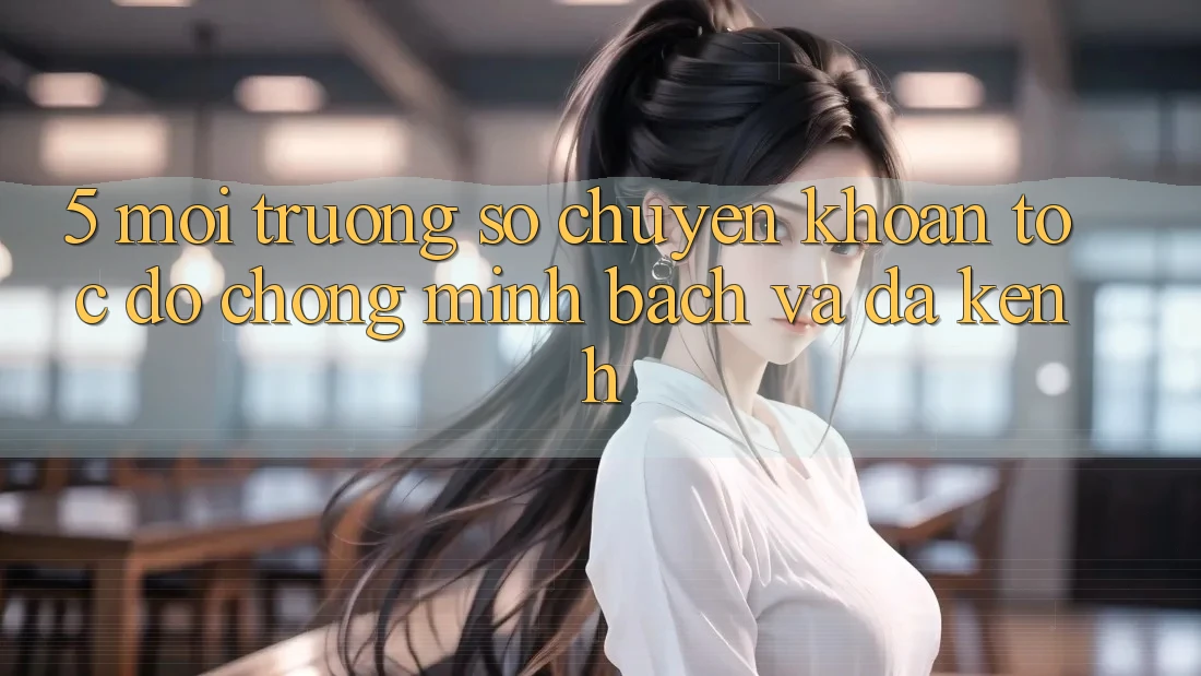 5. Môi trường số Chuyển khoản Tốc độ Chóng, Minh Bạch Và Đa Kênh 5. Môi trường số Chuyển khoản Tốc độ Chóng, Minh Bạch Và Đa Kênh