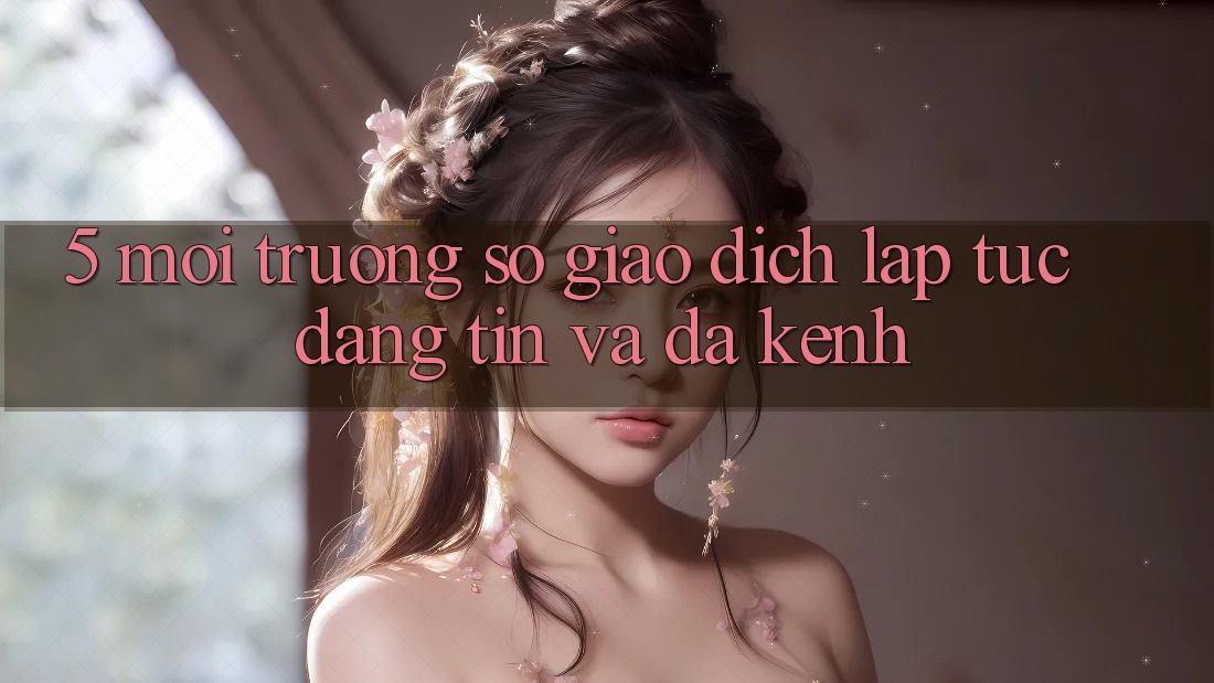 5. Môi trường số Giao Dịch Lập tức, Đáng tin Và Đa Kênh