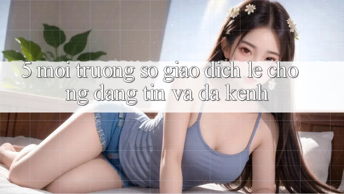 5. Môi trường số Giao Dịch Lẹ chóng, Đáng tin Và Đa Kênh 5. Môi trường số Giao Dịch Lẹ chóng, Đáng tin Và Đa Kênh