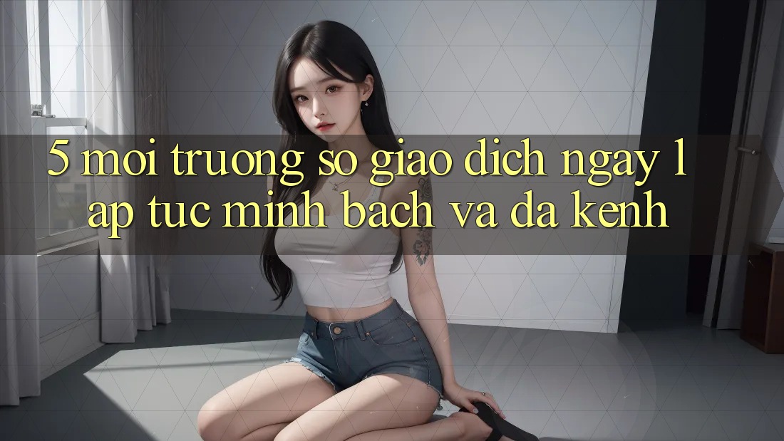 5. Môi trường số Giao Dịch Ngay lập tức, Minh Bạch Và Đa Kênh 5. Môi trường số Giao Dịch Ngay lập tức, Minh Bạch Và Đa Kênh