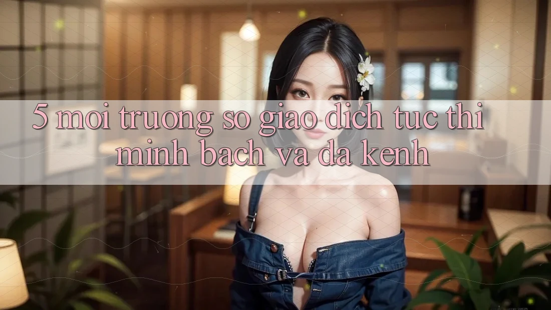 5. Môi trường số Giao Dịch Tức thì, Minh Bạch Và Đa Kênh