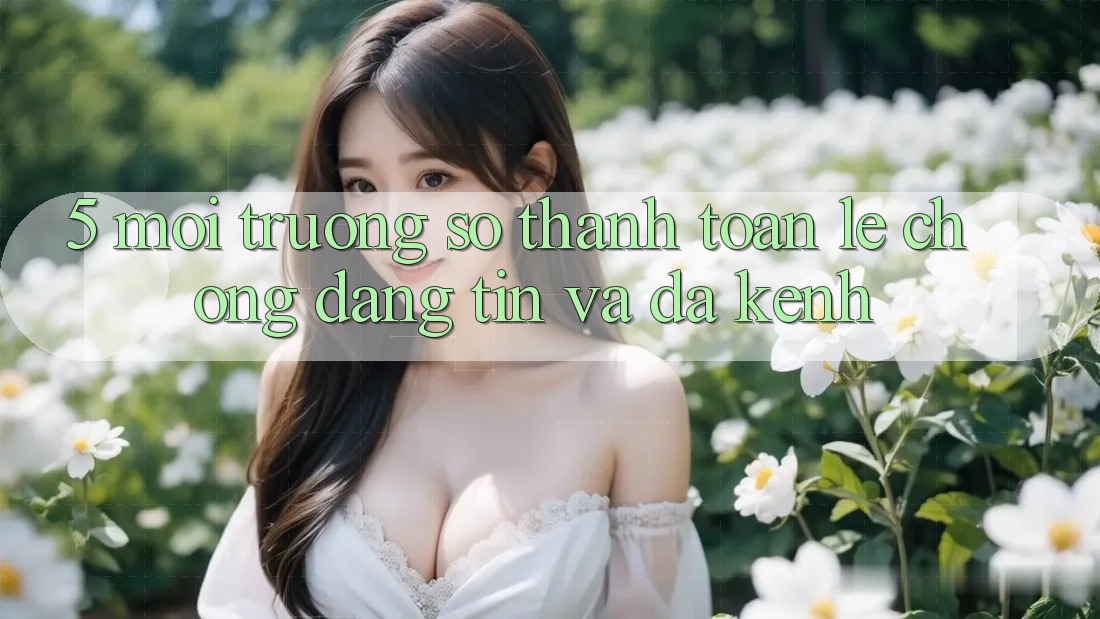 5. Môi trường số Thanh toán Lẹ Chóng, Đáng tin Và Đa Kênh 5. Môi trường số Thanh toán Lẹ Chóng, Đáng tin Và Đa Kênh