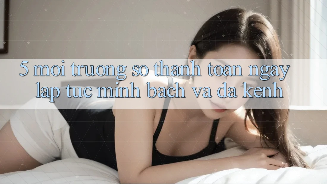 5. Môi trường số Thanh toán Ngay lập tức, Minh Bạch Và Đa Kênh