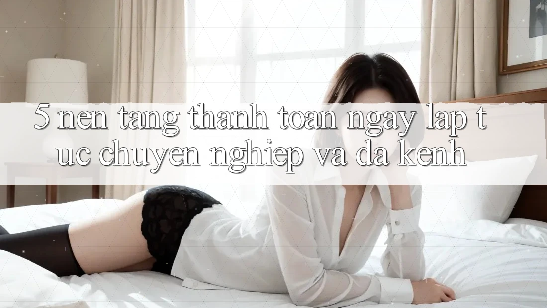 5. Nền tảng Thanh toán Ngay lập tức, Chuyên nghiệp Và Đa Kênh