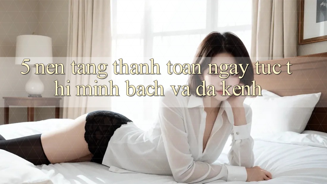 5. Nền tảng Thanh toán Ngay tức thì, Minh Bạch Và Đa Kênh 5. Nền tảng Thanh toán Ngay tức thì, Minh Bạch Và Đa Kênh