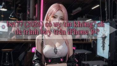 bet77 (2026) có uy tín không slide trình bày trên iPhone 16