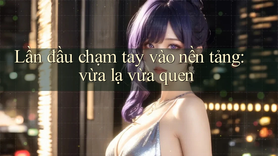 Lần đầu chạm tay vào nền tảng: vừa lạ vừa quen Lần đầu chạm tay vào nền tảng: vừa lạ vừa quen
