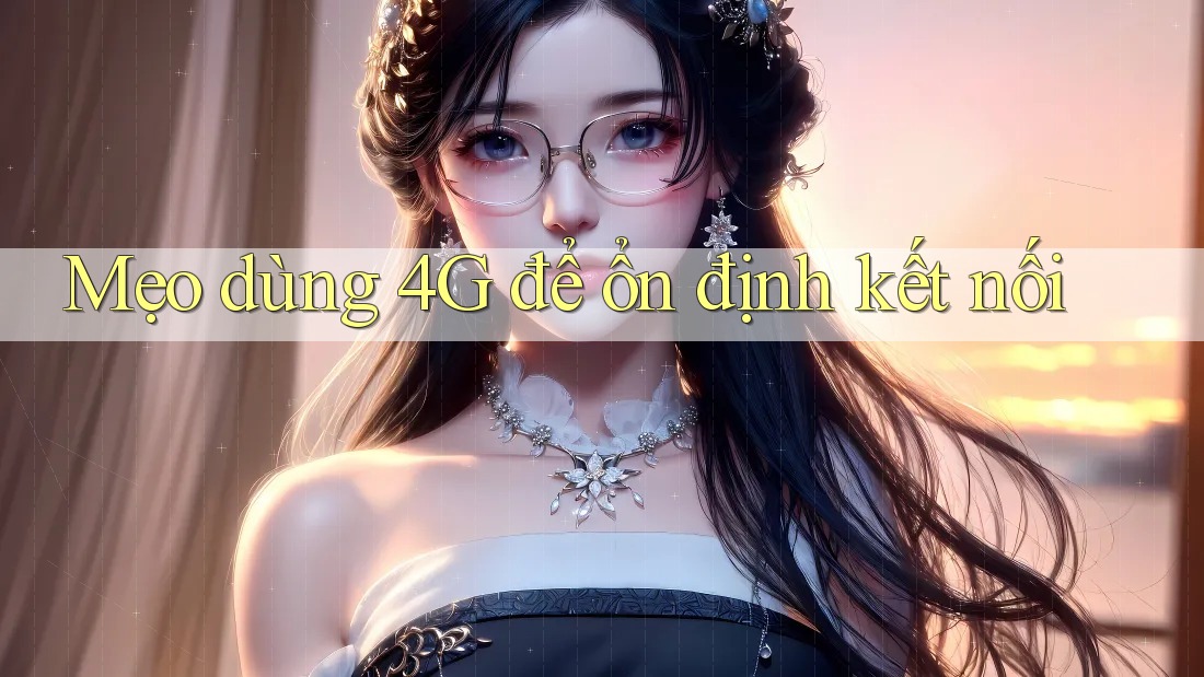 Mẹo dùng 4G để ổn định kết nối