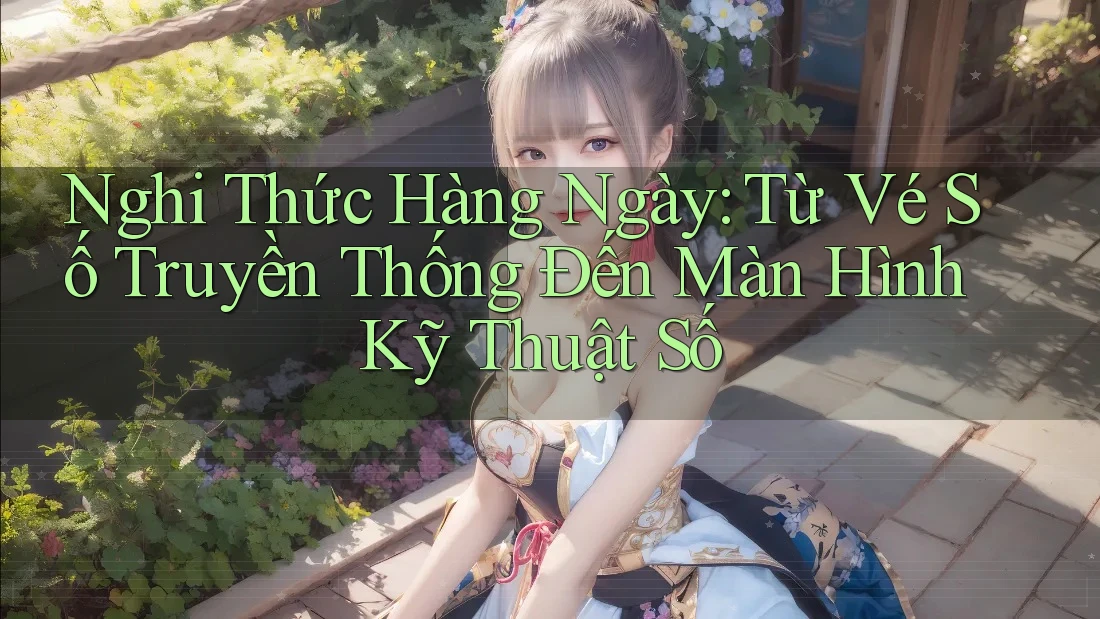 Nghi Thức Hàng Ngày: Từ Vé Số Truyền Thống Đến Màn Hình Kỹ Thuật Số