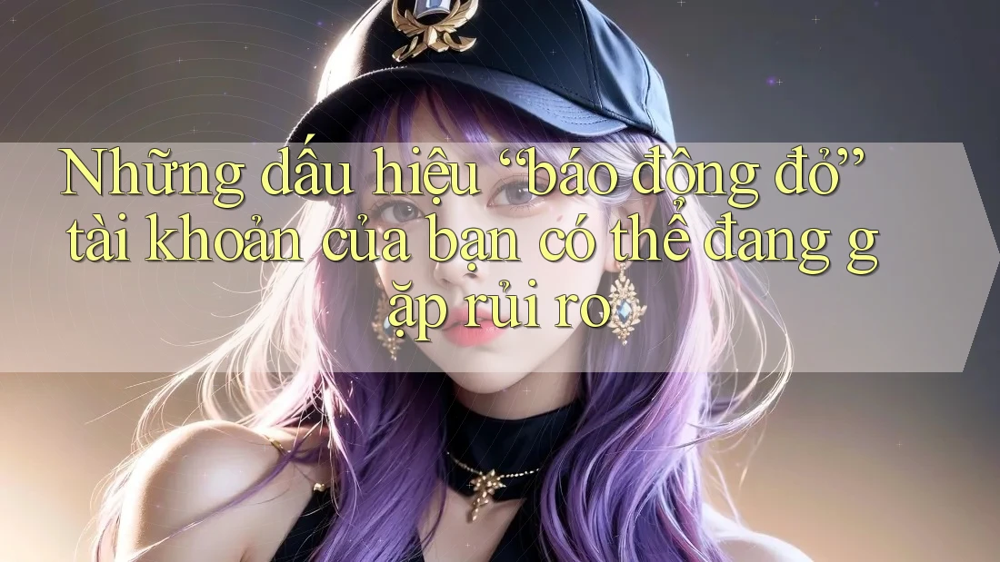 Những dấu hiệu “báo động đỏ” tài khoản của bạn có thể đang gặp rủi ro