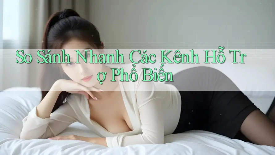 So Sánh Nhanh Các Kênh Hỗ Trợ Phổ Biến So Sánh Nhanh Các Kênh Hỗ Trợ Phổ Biến