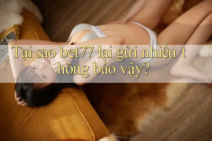 Tại sao bet77 lại gửi nhiều thông báo vậy?