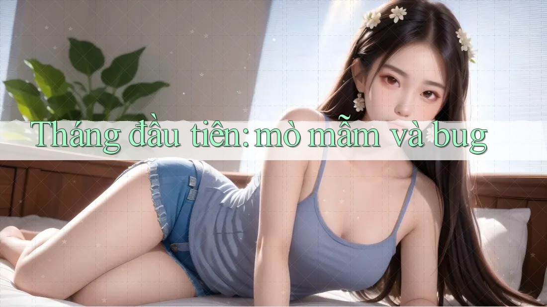 Tháng đầu tiên: mò mẫm và bug Tháng đầu tiên: mò mẫm và bug