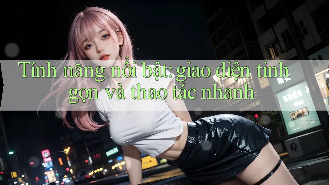 Tính năng nổi bật: giao diện tinh gọn và thao tác nhanh Tính năng nổi bật: giao diện tinh gọn và thao tác nhanh
