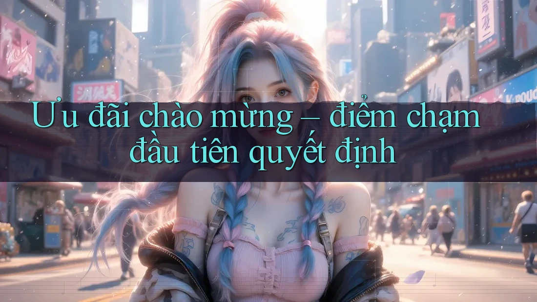 Ưu đãi chào mừng – điểm chạm đầu tiên quyết định Ưu đãi chào mừng – điểm chạm đầu tiên quyết định